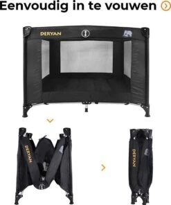 Deryan Kinderbox - Inklapbare Box - 100x100cm - Zwart -Maxi-Cosi Winkel 1003x1200 5
