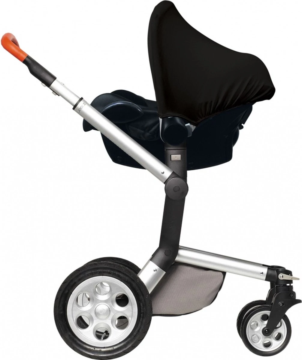 Dooky Hoody Autostoel Zonnekap - UV Werend - Black 4 Dooky Hoody Autostoel Zonnekap - UV Werend - Black - Image 4