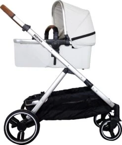 Deryan Evy Kinderwagen - Duo Kinderwagen - Uitbreidbaar - Inclusief Reiswieg - Creme -Maxi-Cosi Winkel 1007x1200 3