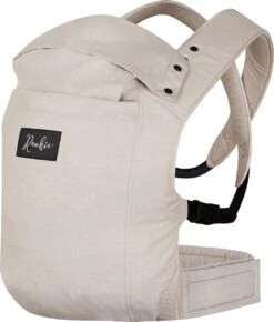 ROOKIE Baby Premium Draagzak- Design Buikdrager - Comfortabel En Ergonomisch - Pasgeboren Babydrager - Peuterdrager - Biologisch Katoen - Super Zacht - Unisex: Voor Mama En Papa (Beige) -Maxi-Cosi Winkel 1023x1200 6