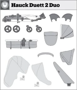 Hauck Duett 2 Duo Kinderwagen - Zwart -Maxi-Cosi Winkel 1027x1200 8