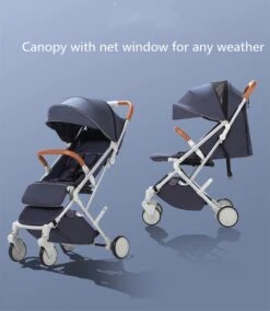 WOOSH New Buggy - Sand / Black - One Hand Folding - 3 Slaapstanden - Wandelwagen Tot 25 Kg - Regenhoes - Bekerhouder - Muggennet -Maxi-Cosi Winkel 1042x1200 2