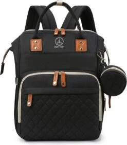 Humpy Dumpy Stijlvolle Luiertas Rugzak (Zwart) Met Uitschuifbaar Verschoon/ Slaap Bedje. Incl. Verschoon Matje, USB Poort & Buggy Straps -Maxi-Cosi Winkel 1052x1200 5