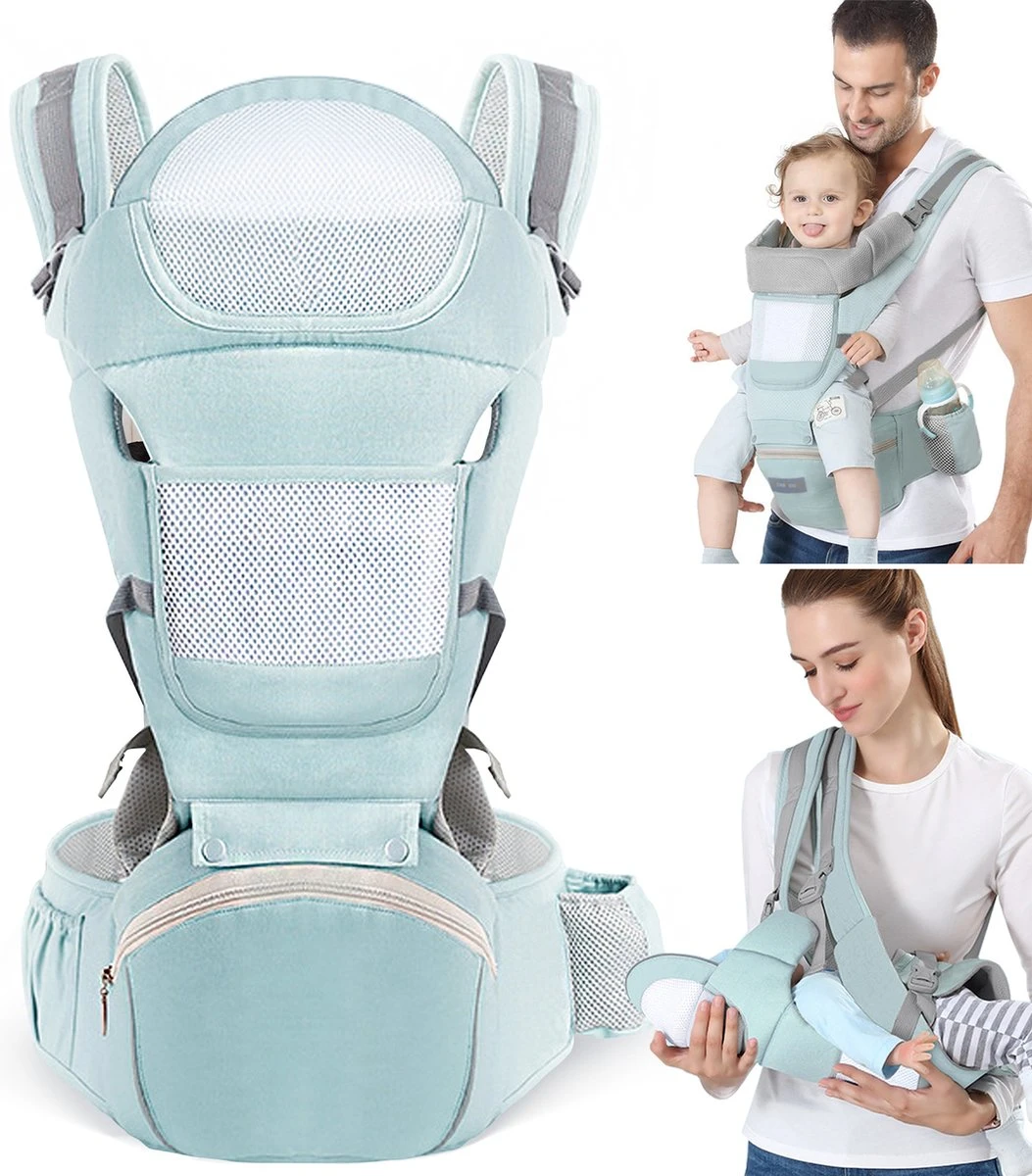 Moxica Draagzak Baby - Draagdoek - Carrier - Kinderdrager - Babydrager - Drager 1 Moxica Draagzak Baby - Draagdoek - Carrier - Kinderdrager - Babydrager - Drager