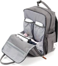 Brisby Slijtvaste Luiertas – Verzorgingstas – Met Buggymontage - Lichtgrijs -Maxi-Cosi Winkel 1055x1200 2