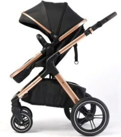 Merkloos BrightWise Luxe Kinderwagen 3 In 1 Van Voldoet Aan Alle Europese Veiligheidscertificaten - Wandelwagen - Kinderwagen 3-in-1 Incl Autostoel - Kinderwagen Maxi Cosi – Buggy 3 In 1 - Newborn - Zwart -Maxi-Cosi Winkel 1056x1200 2