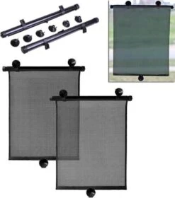 Zonnescherm Auto - Zonwering - Zijruit - UV Protectie - 2 Stuks - Oprolbaar - Rheme -Maxi-Cosi Winkel 1060x1200