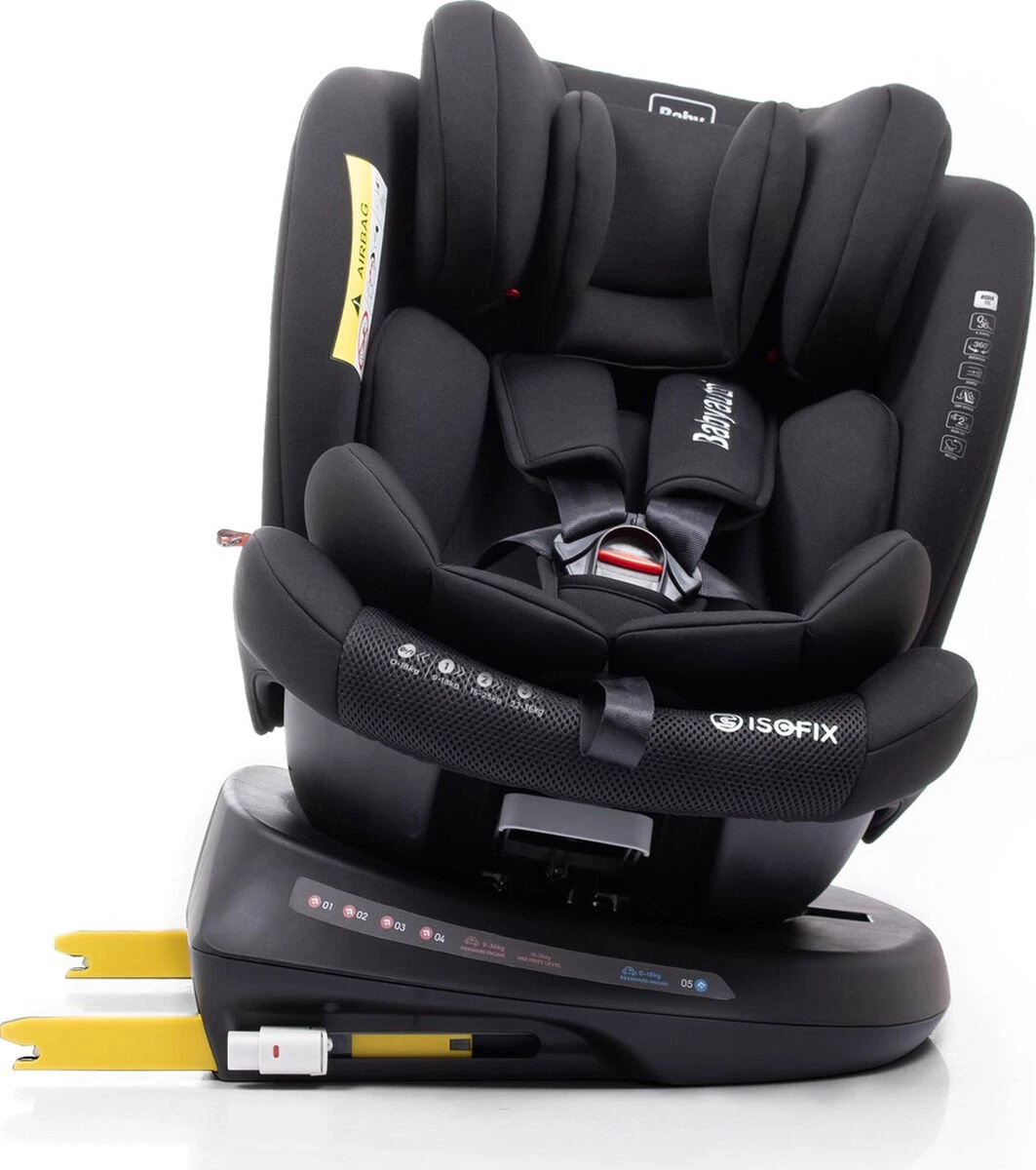 Autostoel Babyauto Rodia 360° Met Isofix - Groep 0+/1/2/3 Zwart (0-36kg) 14 Autostoel Babyauto Rodia 360° Met Isofix - Groep 0+/1/2/3 Zwart (0-36kg) - Image 14