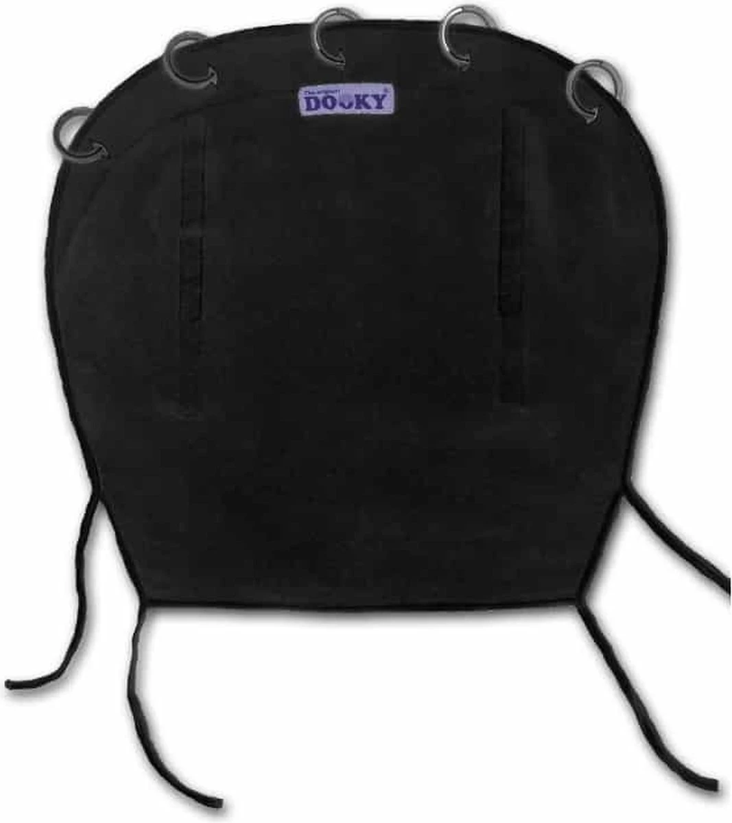 Dooky Universal Cover Zonnescherm Kinderwagen - Uni Zwart 9 Dooky Universal Cover Zonnescherm Kinderwagen - Uni Zwart - Afbeelding 9