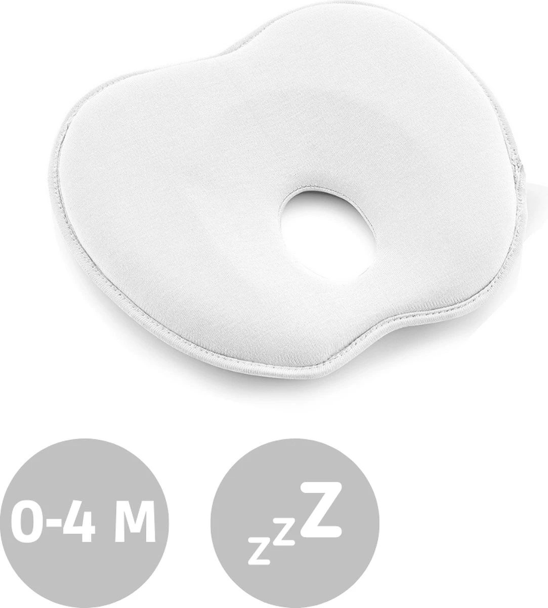 Babyjem Wit Ergonomisch Hoofdkussentje 1114153 1 Babyjem Wit Ergonomisch Hoofdkussentje 1114153