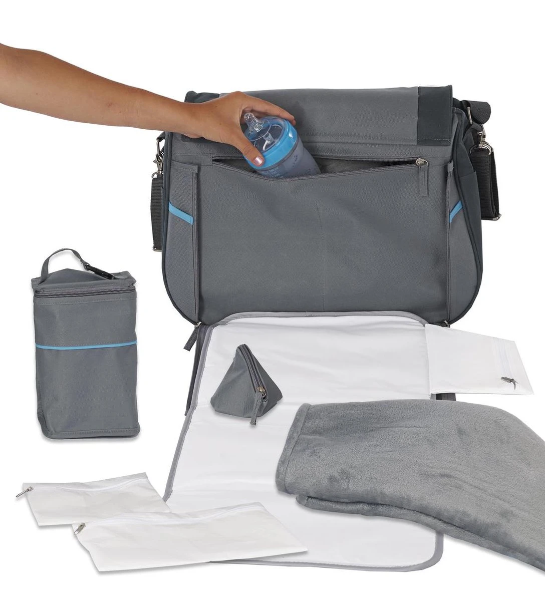 Bo Jungle B-Leisure Grey Verzorgingstas B300420 5 Bo Jungle B-Leisure Grey Verzorgingstas B300420 - Image 5