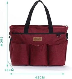 Merkloos Decopatent® Luiertas Schoudertas - Baby Verzorgingstas - Incl Verschoningsmatje & Flessenhouder - Vakken - Jongens/Meisjes - Grijs -Maxi-Cosi Winkel 1095x1200 2