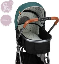 MoMi Kinderwagen - Compacte 2 In 1 Combiwagen - Limuru - Groen (geschikt Van 0-3 Jaar) -Maxi-Cosi Winkel 1110x1200 7