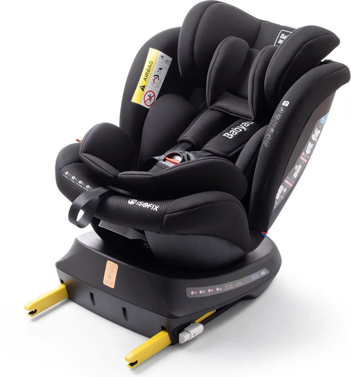Autostoel Babyauto Rodia 360° Met Isofix - Groep 0+/1/2/3 Zwart (0-36kg) 16 Autostoel Babyauto Rodia 360° Met Isofix - Groep 0+/1/2/3 Zwart (0-36kg) - Image 16