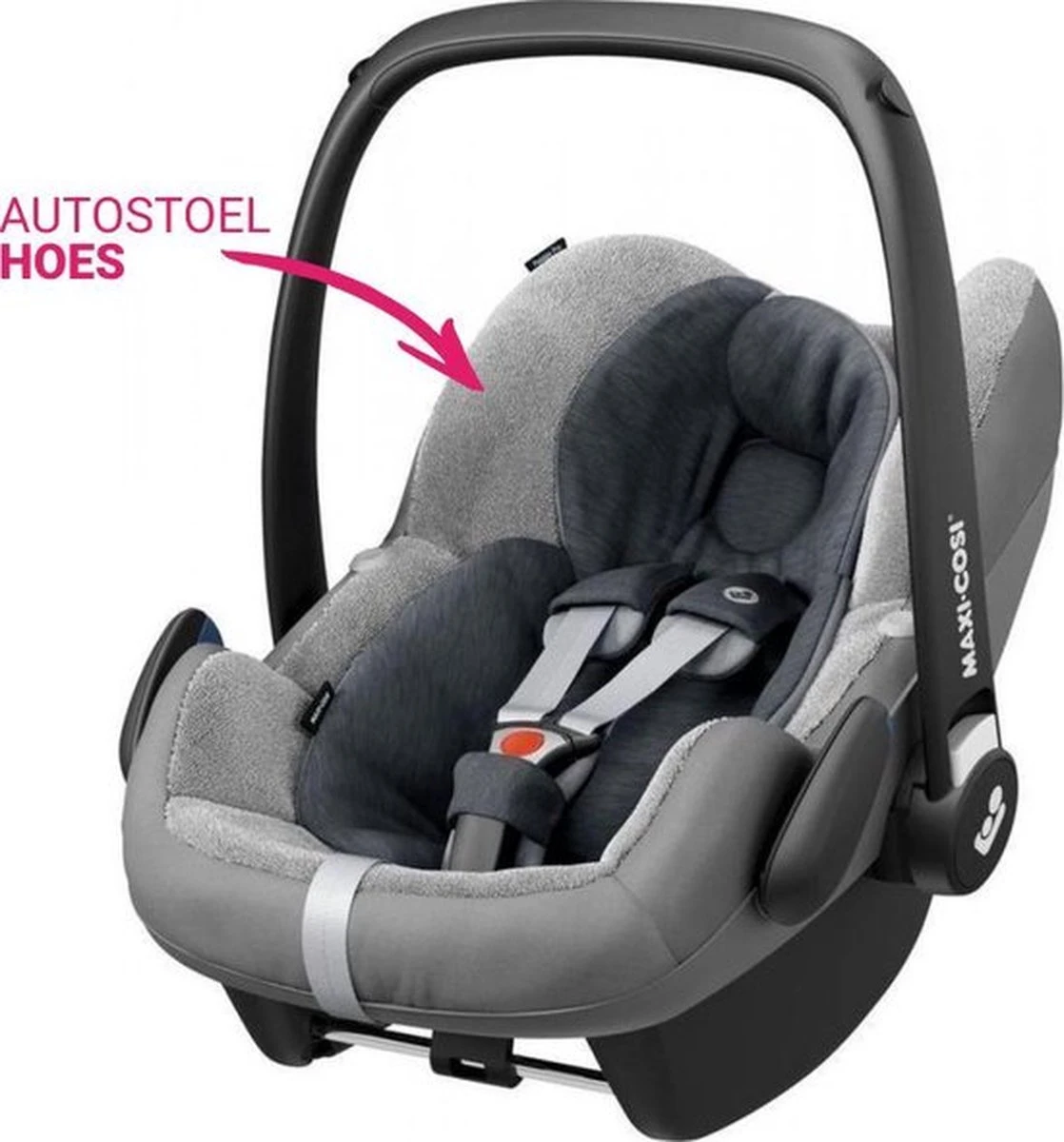 Maxi-Cosi Pebble/Rock Autostoeltjes Zomerhoes - Fresh Grey 2 Maxi-Cosi Pebble/Rock Autostoeltjes Zomerhoes - Fresh Grey - Image 2