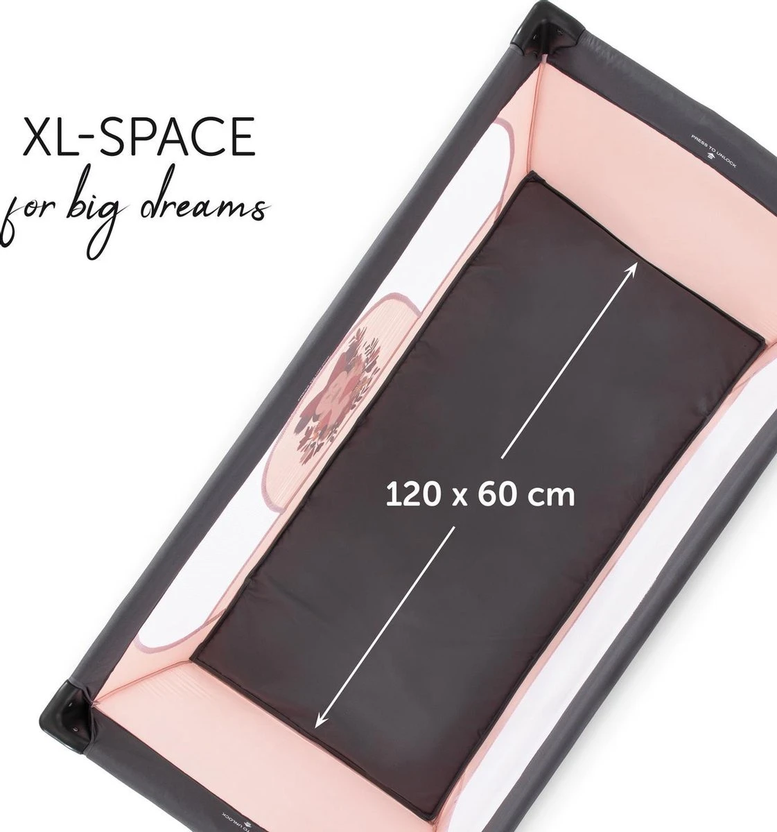 Hauck Dream'n Play Campingbedje - Minnie Sweetheart 3 Hauck Dream'n Play Campingbedje - Minnie Sweetheart - Image 3