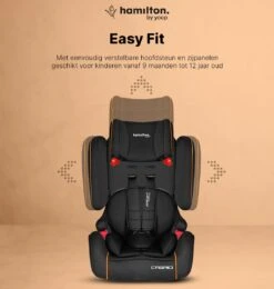 Hamilton By Yoop Cabrio Premium Opvouwbare Autostoel – Veilig, Comfortabel En Lichtgewicht Autozitje – Groep I, II, III Autostoeltje Voor 9 Maanden Tot 12 Jaar – Neon Oranje – ISOFIX Kliksysteem - 1e Opvouwbare Autostoel Ter Wereld -Maxi-Cosi Winkel 1139x1200 4
