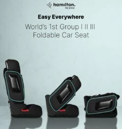 Hamilton By Yoop Cabrio Premium Opvouwbare Autostoel – Veilig, Comfortabel En Lichtgewicht Autozitje – Groep I, II, III Autostoeltje Voor 9 Maanden Tot 12 Jaar – Neon Blauw – ISOFIX Kliksysteem - 1e Opvouwbare Autostoel Ter Wereld - Zwart/Neon Blauw -Maxi-Cosi Winkel 1139x1200 6