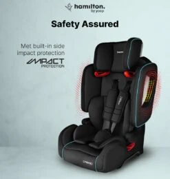 Hamilton By Yoop Cabrio Premium Opvouwbare Autostoel – Veilig, Comfortabel En Lichtgewicht Autozitje – Groep I, II, III Autostoeltje Voor 9 Maanden Tot 12 Jaar – Neon Blauw – ISOFIX Kliksysteem - 1e Opvouwbare Autostoel Ter Wereld - Zwart/Neon Blauw -Maxi-Cosi Winkel 1139x1200 7