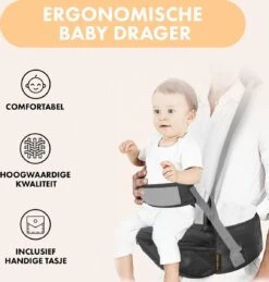 Deryan Pack Light Luxe Heupdrager - Ergonomische Draagzak + Opbergvakjes Grijs -Maxi-Cosi Winkel 1146x1200 10