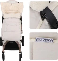 Monzana Kinderwagen Voetenzak Beige | Teddy | Maxi-Cosi | Met Opbergtas -Maxi-Cosi Winkel 1147x1200 1