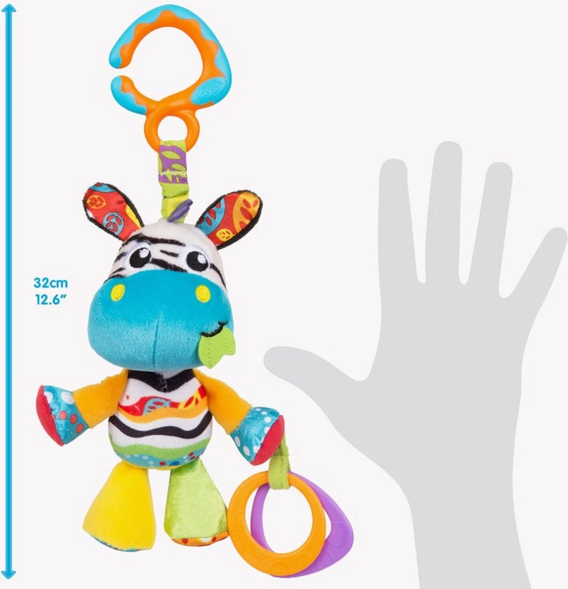 Playgro Zoe Zebra Hangspeeltje P0186979 5 Playgro Zoe Zebra Hangspeeltje P0186979 - Image 5