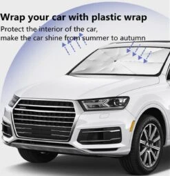 TDR - Zonnescherm / Autoparaplu - Binnenkant Voorruit Auto - Opvouwbaar - Hitte En UV Bescherming - 122 X 65 Cm -Maxi-Cosi Winkel 1161x1200