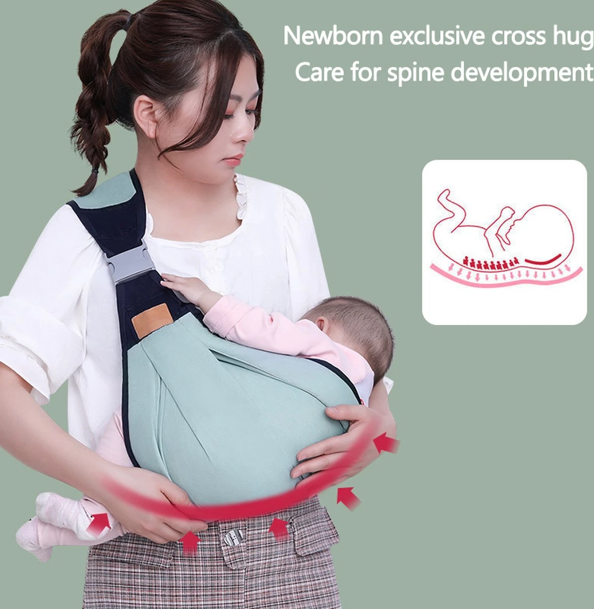 Merkloos Draagzak - Baby Draagzak - Zak - Grijs - Multifunctioneel - Ergonomisch - Baby - Dreumes - Peuter - Wrap - Travel Size - Tot 48 Maanden 7 Merkloos Draagzak - Baby Draagzak - Zak - Grijs - Multifunctioneel - Ergonomisch - Baby - Dreumes - Peuter - Wrap - Travel Size - Tot 48 Maanden - Image 7