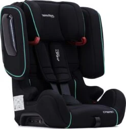 Hamilton By Yoop Cabrio Premium Opvouwbare Autostoel – Veilig, Comfortabel En Lichtgewicht Autozitje – Groep I, II, III Autostoeltje Voor 9 Maanden Tot 12 Jaar – Neon Blauw – ISOFIX Kliksysteem - 1e Opvouwbare Autostoel Ter Wereld - Zwart/Neon Blauw -Maxi-Cosi Winkel 1174x1200 4
