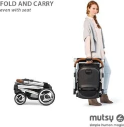 MUTSY - IGO - Kinderwagen - Onderstel: Heritage Green Blue I2 - Reiswieg: IGO Midnight -Maxi-Cosi Winkel 1175x1200 3