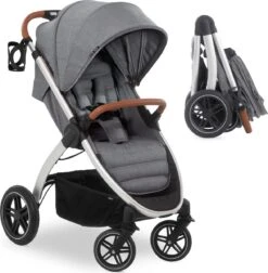 Hauck UpTown Buggy - Met één Hand Opvouwbaar - Grijs