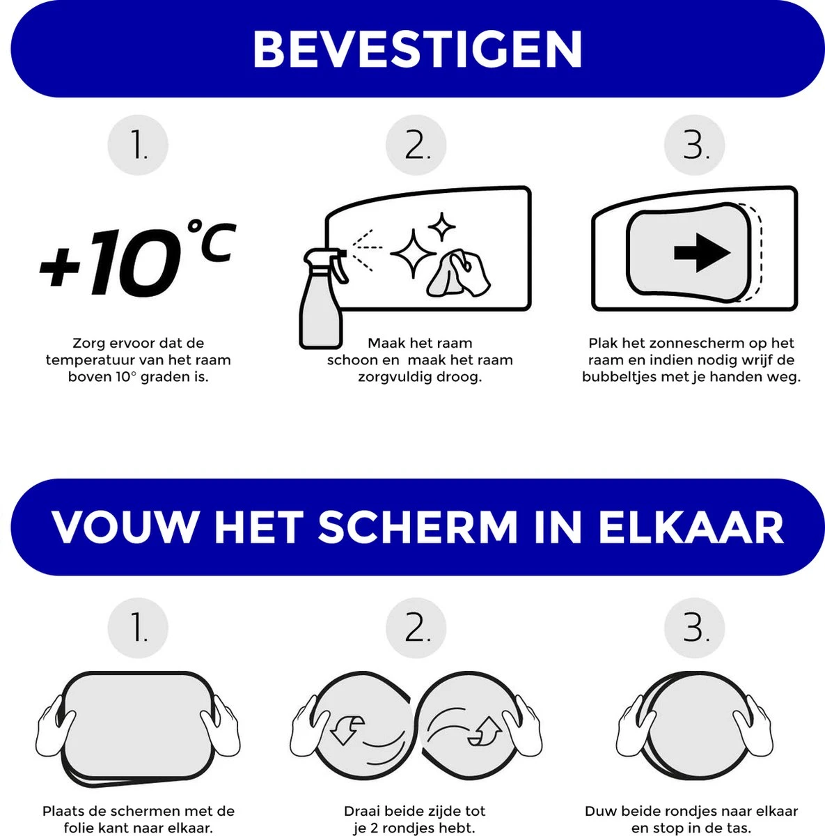 Nince Zonnescherm Auto Zijraam Van Hoge Kwaliteit - Jungle - Set Van 2 6 Nince Zonnescherm Auto Zijraam Van Hoge Kwaliteit - Jungle - Set Van 2 - Image 6