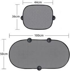 Zonnescherm Auto - Zonwering - Zijruit - Achterruit - UV Protectie - Set Van 3 - Rheme 12 Zonnescherm Auto - Zonwering - Zijruit - Achterruit - UV Protectie - Set Van 3 - Rheme -Maxi-Cosi Winkel 1186x1200