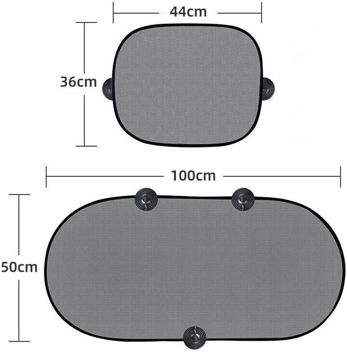 Zonnescherm Auto - Zonwering - Zijruit - Achterruit - UV Protectie - Set Van 3 - Rheme 6 Zonnescherm Auto - Zonwering - Zijruit - Achterruit - UV Protectie - Set Van 3 - Rheme - Image 6