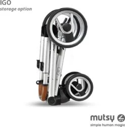 MUTSY - IGO - Kinderwagen - Onderstel: Heritage Green Blue I2 - Reiswieg: IGO Midnight -Maxi-Cosi Winkel 1187x1200 10