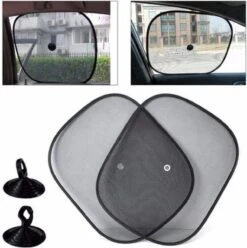 2 Auto Zonneschermen - Raam UV Autozonwering - Sun Blocker Zijraam -Maxi-Cosi Winkel 1197x1200 2