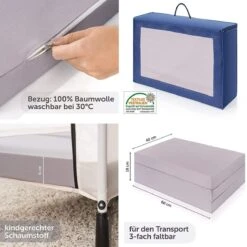 Hauck Dream N Play Plus Campingbedje Set - Met Matras En Muggennet - Navy -Maxi-Cosi Winkel 1198x1200 12