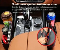 MOVENDO® - Luxe Auto Organizer Bestuurder En Bijrijder - Autostoel Opbergdoos Met Bekerhouder - Opbergen Auto Accessoires - Auto Accessories - Smartphone Telefoon Houder Geschikt Voor Tablet IPad Samsung Tab En Nintendo Switch - Cadeautje -Maxi-Cosi Winkel 1200x1000 2