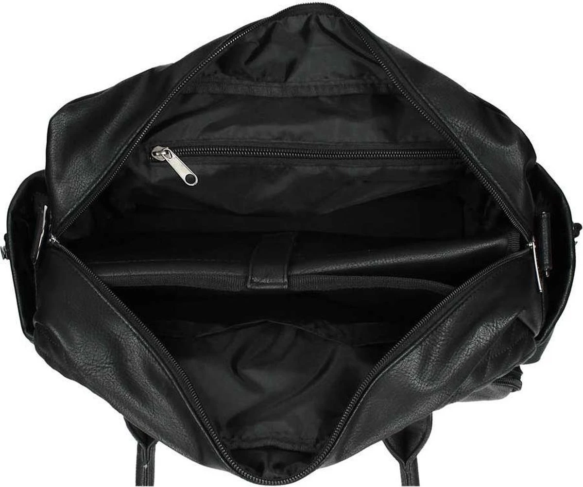 Kidzroom Vision Of Love Luiertas - Zwart - Verschoonmatje - Verstelbare Schouderband 14 Kidzroom Vision Of Love Luiertas - Zwart - Verschoonmatje - Verstelbare Schouderband - Image 14