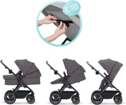 Kinderkraft B-Tour Ash Grey 3-in-1 Combi Kinderwagen Incl. Autostoel KSBTOU00DGR3000 -Maxi-Cosi Winkel 1200x1003 5