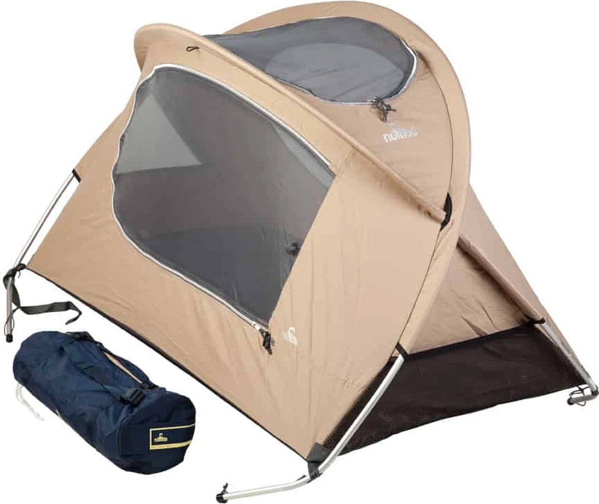 NOMAD® Baby Tent Campingbedje |118x68x75 Cm | Babytent / Peuter Slaaptent / Strandtent| Incl Opberghoes 1 NOMAD® Baby Tent Campingbedje |118x68x75 Cm | Babytent / Peuter Slaaptent / Strandtent| Incl Opberghoes