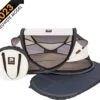 Deryan Baby Luxe Campingbedje – Inclusief Zelfopblaasbare Matras - Cream
