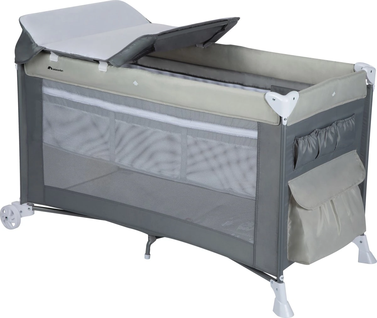 Bebeconfort Full Dreams Campingbedje - Warm Grey 5 Bebeconfort Full Dreams Campingbedje - Warm Grey - Image 5