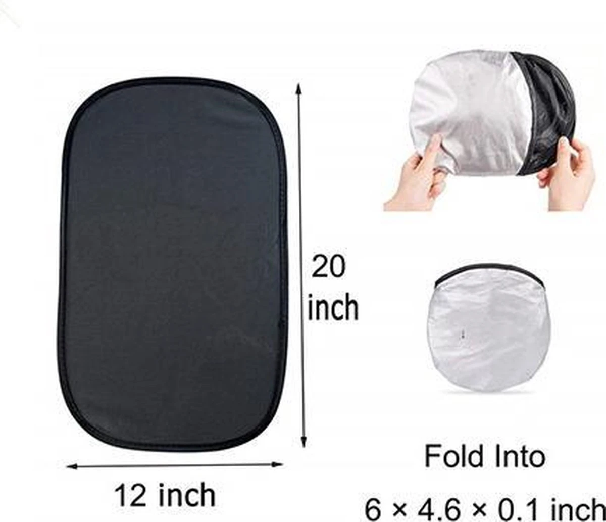 Merkloos Zonwering Auto - UV Protectie - Luxe Zonneschermen - Zijruit 2 Stuks - Zonnescherm Auto - Bescherm Uw Baby En Kinderen 2 Merkloos Zonwering Auto - UV Protectie - Luxe Zonneschermen - Zijruit 2 Stuks - Zonnescherm Auto - Bescherm Uw Baby En Kinderen - Image 2