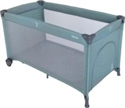 Prénatal Luxe Campingbedje Met Bodemmatras - Inclusief Draagtas - Inklapbaar Baby Campingbed - Met Wieltjes En Kruipluik - 120 X 60 Cm - Groen Melange / Nijntje -Maxi-Cosi Winkel 1200x1036 2