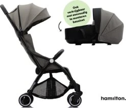 Hamilton By Yoop X1 Plus Buggy – Nieuw, Hoger, Uitgebreider 2023 Model – Premium Stroller Met One Hand Folding Technologie – Grijs – Lichte, Verstelbare En Wendbare Kinderwagen Met Vele Gemakken -Maxi-Cosi Winkel 1200x1037