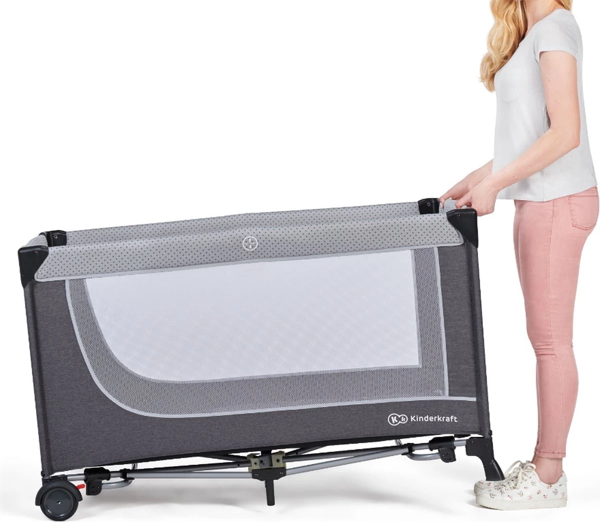 Kinderkraft Campingbed - Leody Met Accessoires - Roze 8 Kinderkraft Campingbed - Leody Met Accessoires - Roze - Image 8