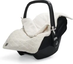 Jollein Voetenzak Voor Autostoel & Kinderwagen - River Knit - Cream White -Maxi-Cosi Winkel 1200x1050 3