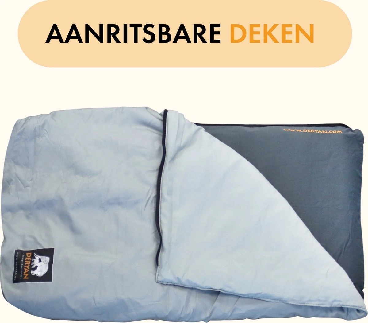 Deryan AirTraveller Vliegtuigbedje - Reiskussen Met Matras - Compact Opgevouwen 2 Deryan AirTraveller Vliegtuigbedje - Reiskussen Met Matras - Compact Opgevouwen - Afbeelding 2