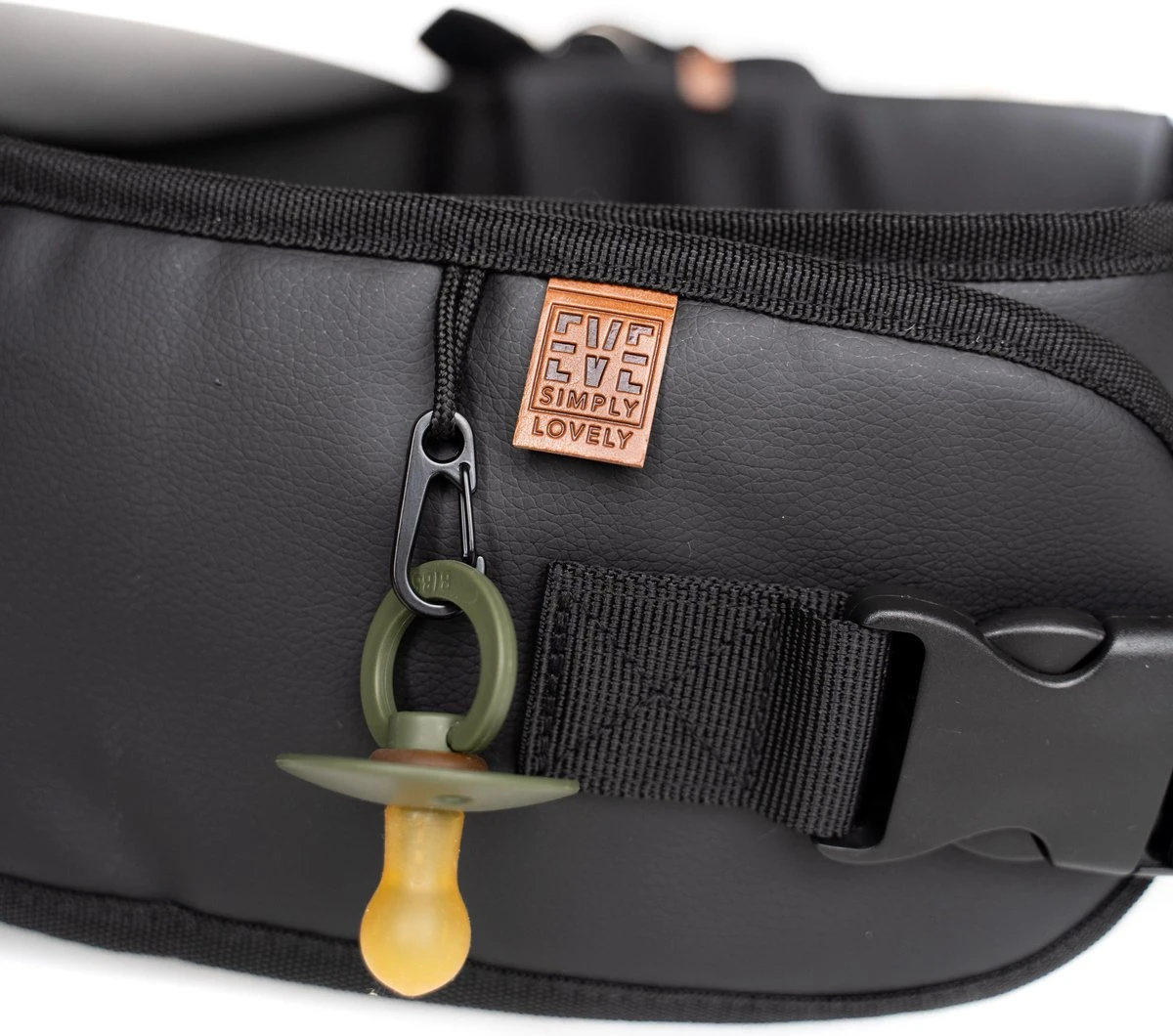 EVE Kids Heupdrager - Baby En Peuter - Heupzitje - Draagzak - Zwart Leer 3 EVE Kids Heupdrager - Baby En Peuter - Heupzitje - Draagzak - Zwart Leer - Image 3